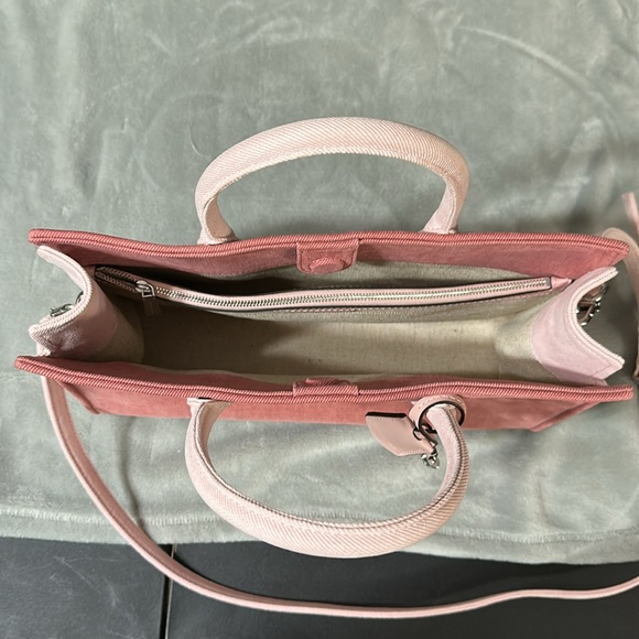 Michael Kors Scarlett Medium Denim Satchel Bag - Picture 15 of 16